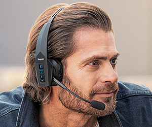 Blue Parrott B350-XT Bluetooth Noise Cancelling Headset – PREOWNED – Single Ear